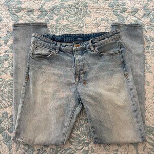 Ksubi Chitch The Streets Jeans Men's Blue Streetwear Button Fly Sz 33